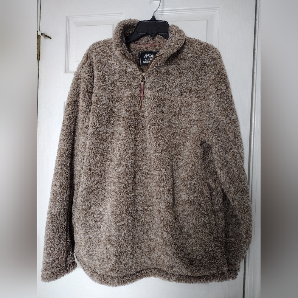 Alpine Sherpa pullover sweater unisex
